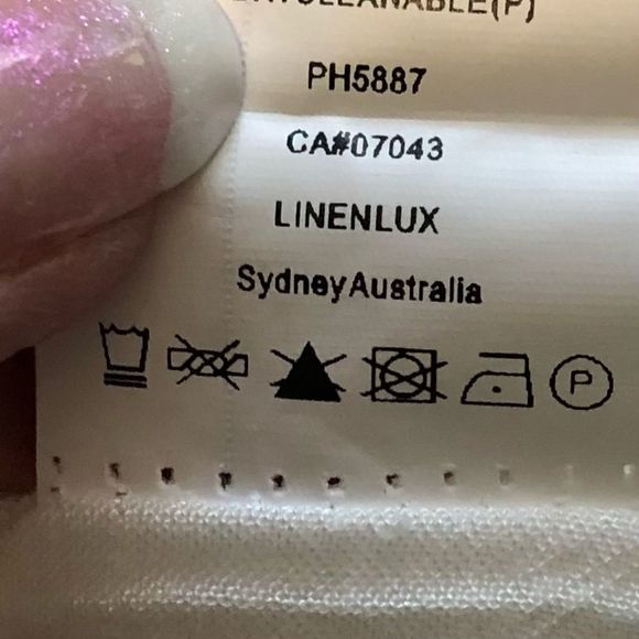 Linen lux short white dress size L - Picture 10 of 10